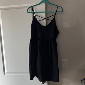 Wilde Fable Women’s Black Spaghetti Strap Dress